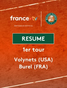 Roland-Garros - 1er tour (F) : le résumé de Katie Volynets vs Clara Burel