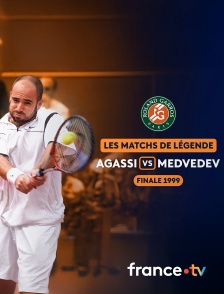 france.tv - Match de légende 1999 : les meilleurs moments de la finale Andre Agassi vs Andrei Medvedev en replay