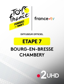 France 2 UHD - Cyclisme - Tour de France Femmes 2025 : étape 7 (Bourg-en-Bresse / Chambéry)