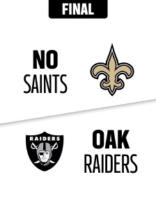 Saints - Raiders