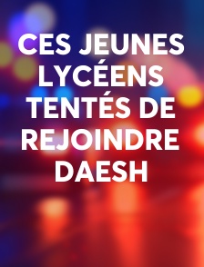Ces jeunes lycéens tentés de rejoindre Daesh