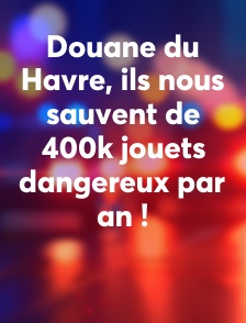 Douane du Havre, ils nous sauvent de 400k jouets dangereux par an !