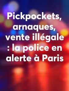 Pickpockets, arnaques, vente illégale : la police en alerte à Paris