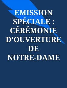 Emission spéciale : cérémonie d'ouverture de Notre-Dame
