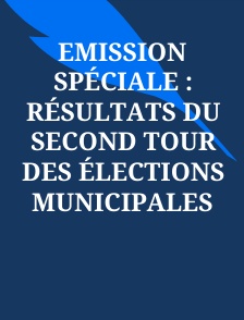 Emission spéciale : résultats du second tour des élections municipales