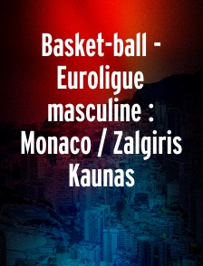 Basket-ball - Euroligue masculine : Monaco / Zalgiris Kaunas