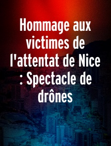 Hommage aux victimes de l'attentat de Nice : Spectacle de drônes
