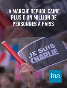 INA - La marche républicaine, plus d'un million de personnes à Paris