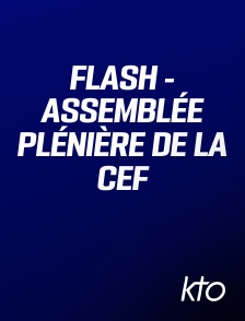 KTO - Flash - Assemblée plénière de la CEF