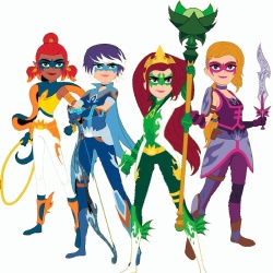 Mysticons - Personnage d'animation