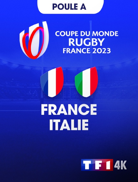 TF1 4K - Rugby - Coupe du monde 2023 : France / Italie
