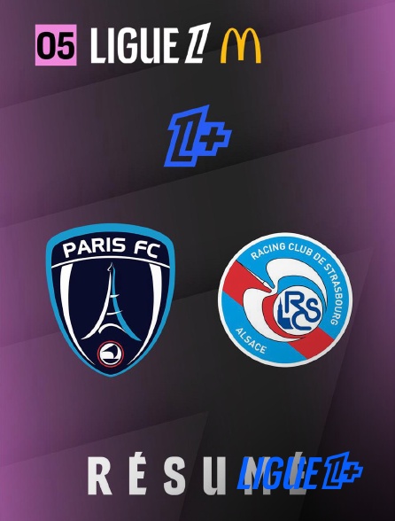 Ligue 1+ - Ligue 1 - Journée 5 : Paris FC - RC Strasbourg Alsace