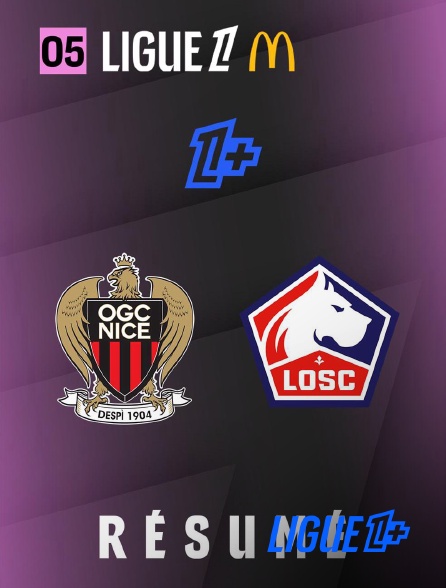 Ligue 1+ - Ligue 1 - Journée 5 : OGC Nice - LOSC Lille