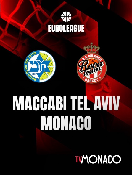 TV Monaco - Basket - Euroligue masculine : Maccabi Tel Aviv / AS Monaco