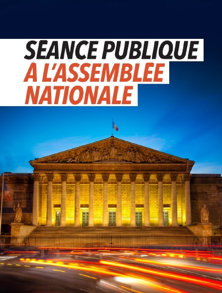 Séance publique à l'Assemblée nationale