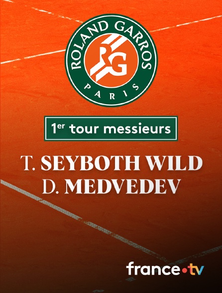 France.tv - Tennis - 1er tour Roland-Garros : T. Seyboth Wild (BRA) / D. Medvedev (---)