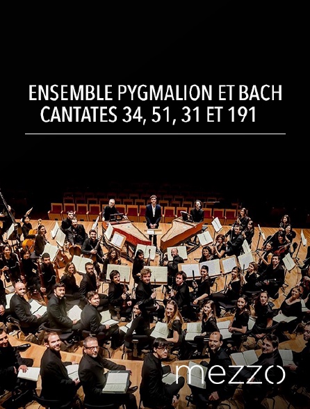 Mezzo - Ensemble Pygmalion et Bach : Cantates 34, 51, 31 et 191