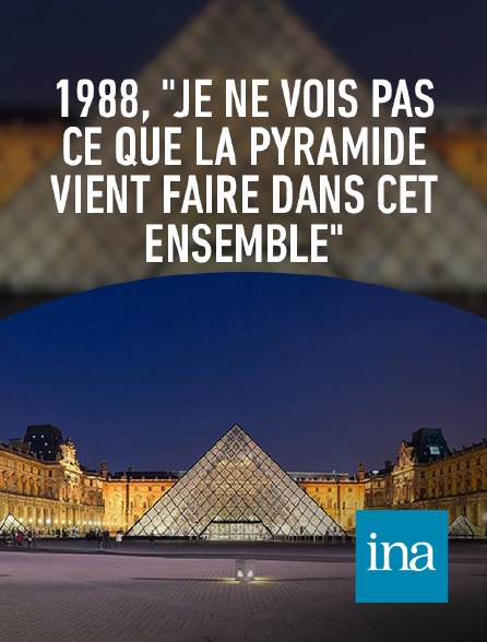 INA - La transparence des losanges de verre de la pyramide du Louvre