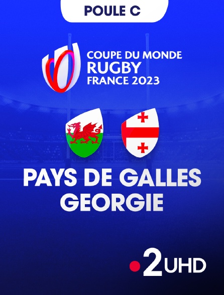 France 2 UHD - Rugby - Coupe du monde 2023 : Pays de Galles / Géorgie