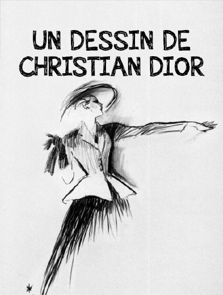 Un dessin de Christian Dior
