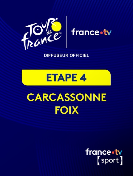 France.tv Sport - Tour de France 2026 : étape 4 (Carcassonne - Foix)