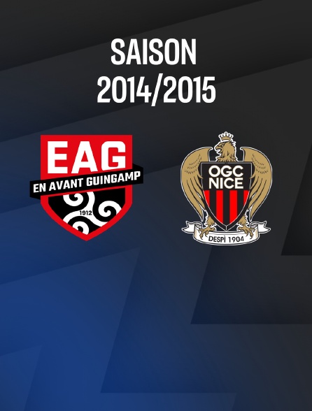 Match de football Guingamp / Nice 2014-2015