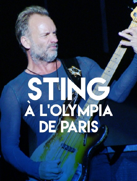 Sting à l'Olympia de Paris