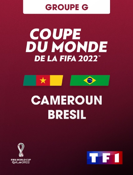 TF1 - Football - Coupe du monde 2022 : Cameroun / Brésil
