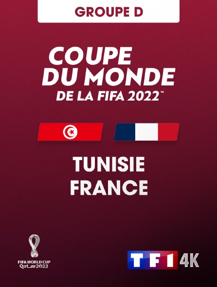 TF1 4K - Football - Coupe du monde 2022 : Tunisie / France