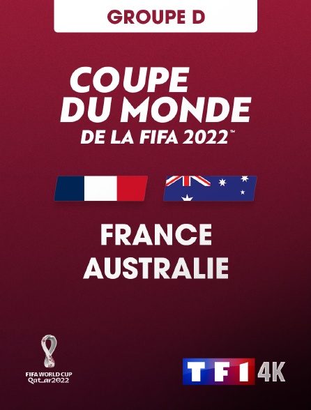 TF1 4K - Football - Coupe du monde 2022 : France / Australie