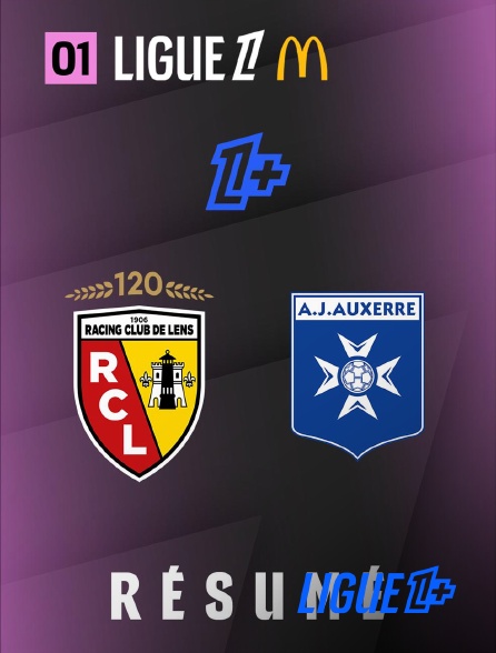 Ligue 1+ - RESUME L1 J01 RCL-AJA