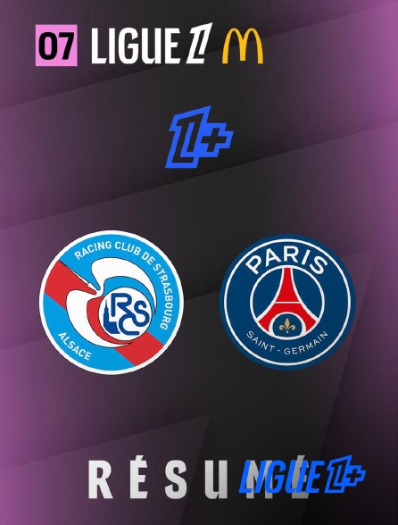 Ligue 1+ - Ligue 1 - Résumé - Journée 7 : RC Strasbourg Alsace - Paris Saint-Germain