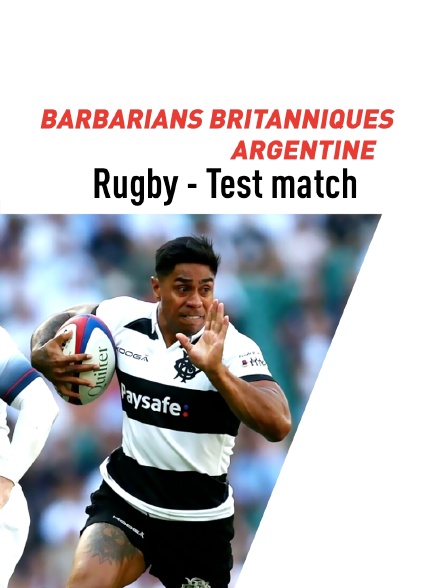 Rugby : Tests-match - Barbarians britanniques / Argentine