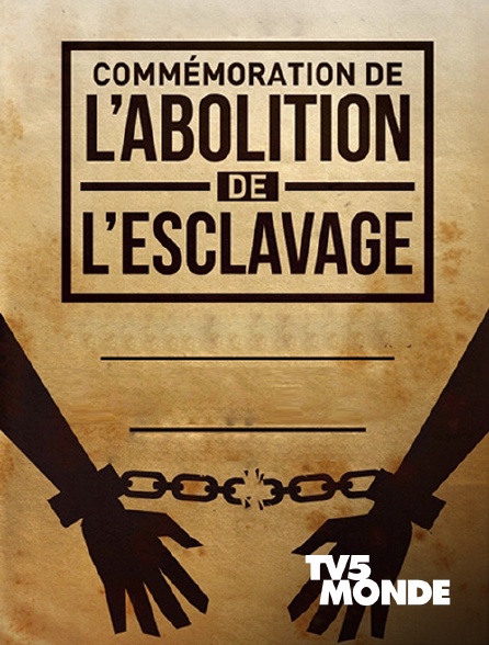 TV5MONDE - Commémoration de l'abolition de l'esclavage