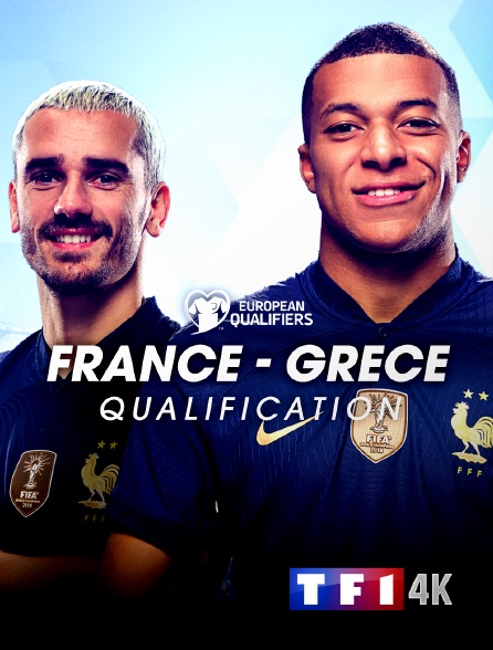 TF1 4K - Football - Qualifications à l'Euro 2024 : France / Grèce