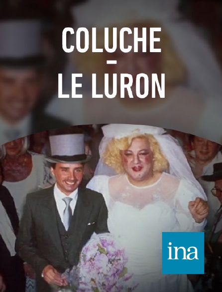 INA - Mariage Coluche - Le Luron