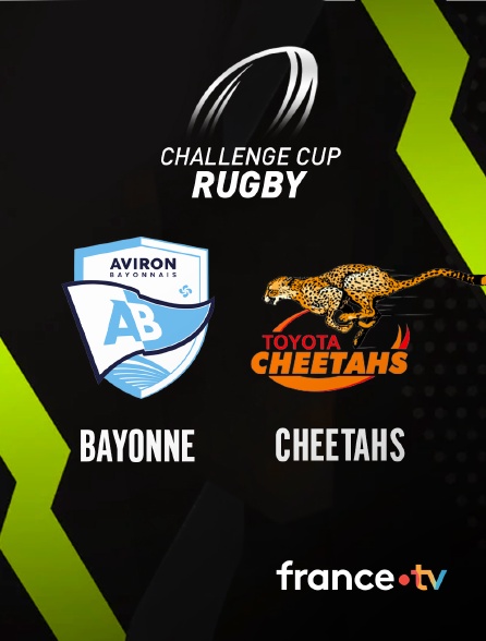 france.tv - Bayonne / Cheetahs : Challenge Cup - Rugby