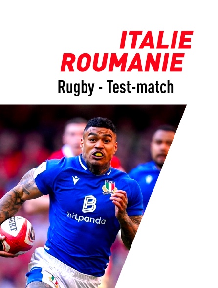 Rugby - Test-match : Italie / Roumanie