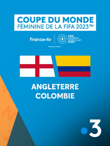 France 3 - Football - 1/4 de finale de Coupe du monde féminine : Angleterre / Colombie