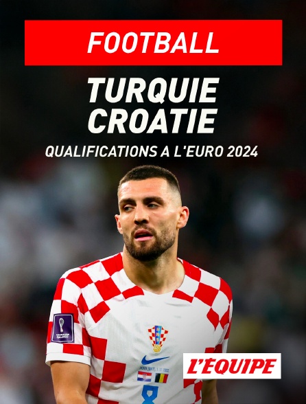 L'Equipe - Football - Qualifications à l'Euro 2024 : Turquie / Croatie