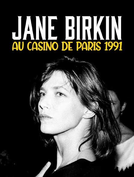 Jane Birkin au Casino de Paris 1991