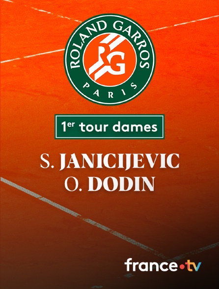 France.tv - Tennis - 1er tour Roland-Garros : S. Janicijevic (FRA) / O. Dodin (FRA)