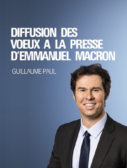 Diffusion des voeux à la presse d'Emmanuel Macron