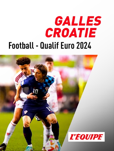 L'Equipe - Football - Qualifications à l'Euro 2024 : Pays de Galles / Croatie