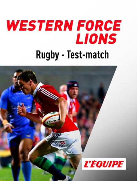 L'Equipe - Rugby - Test-match : Western Force / Lions
