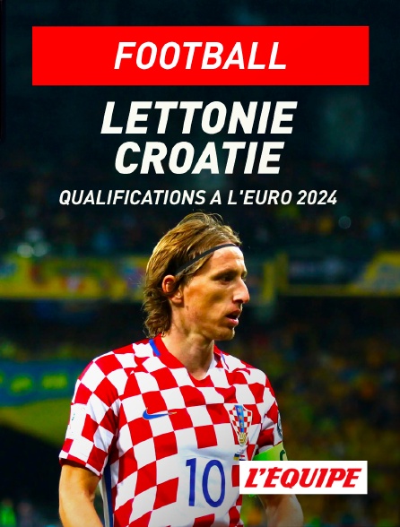L'Equipe - Football - Qualifications à l'Euro 2024 : Lettonie / Croatie