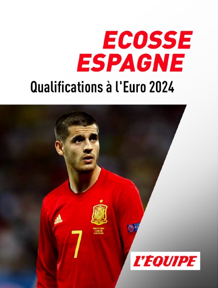 L'Equipe - Football - Qualifications à l'Euro 2024 : Ecosse / Espagne