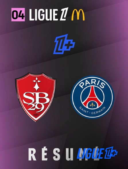 Ligue 1+ - Ligue 1 - Résumé - Journée 4 : Stade Brestois 29 - Paris Saint-Germain