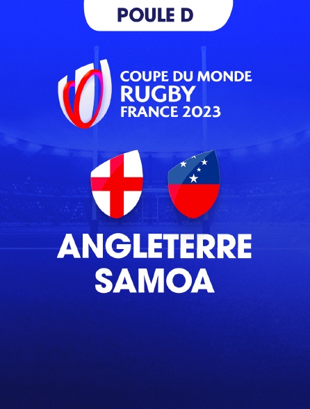 Rugby - Coupe du monde 2023 : Angleterre / Samoa