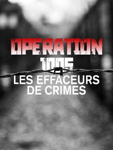 Opération 1005 : les effaceurs de crimes